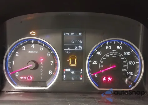 2009 Honda Cr-V Ex-L из США, поврежденный, VIN 5J6RE48709L043535